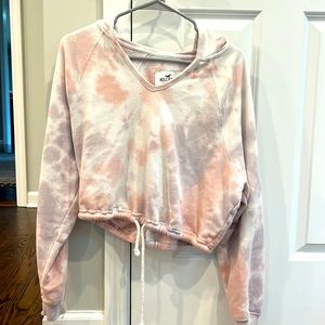 Hollister cropped hoodie